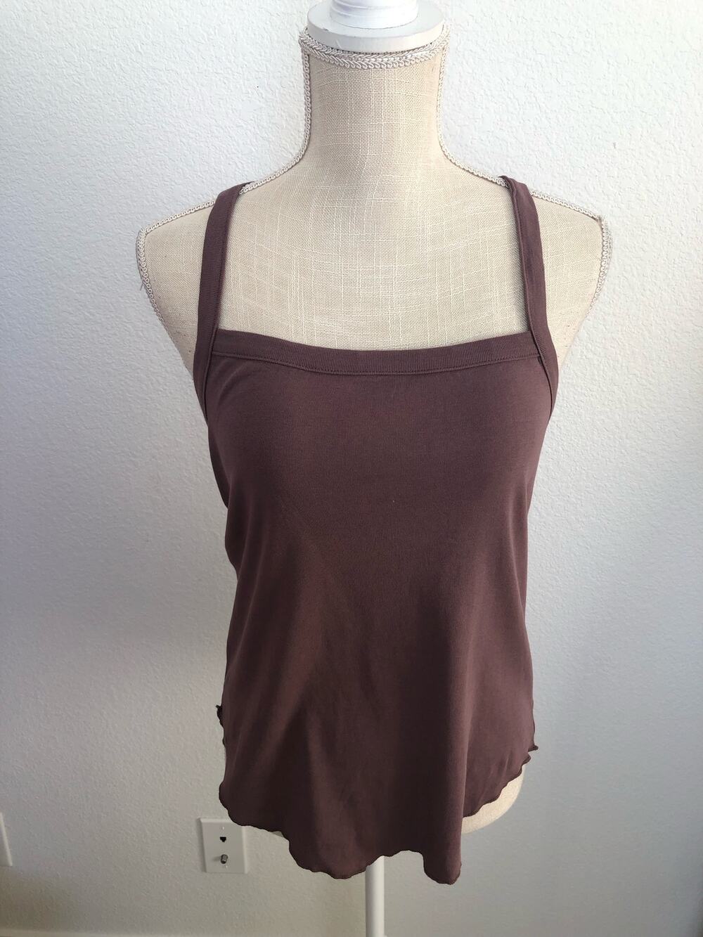 Chaser Vintage Collection Dusty Purple T-Back Tank Top - M